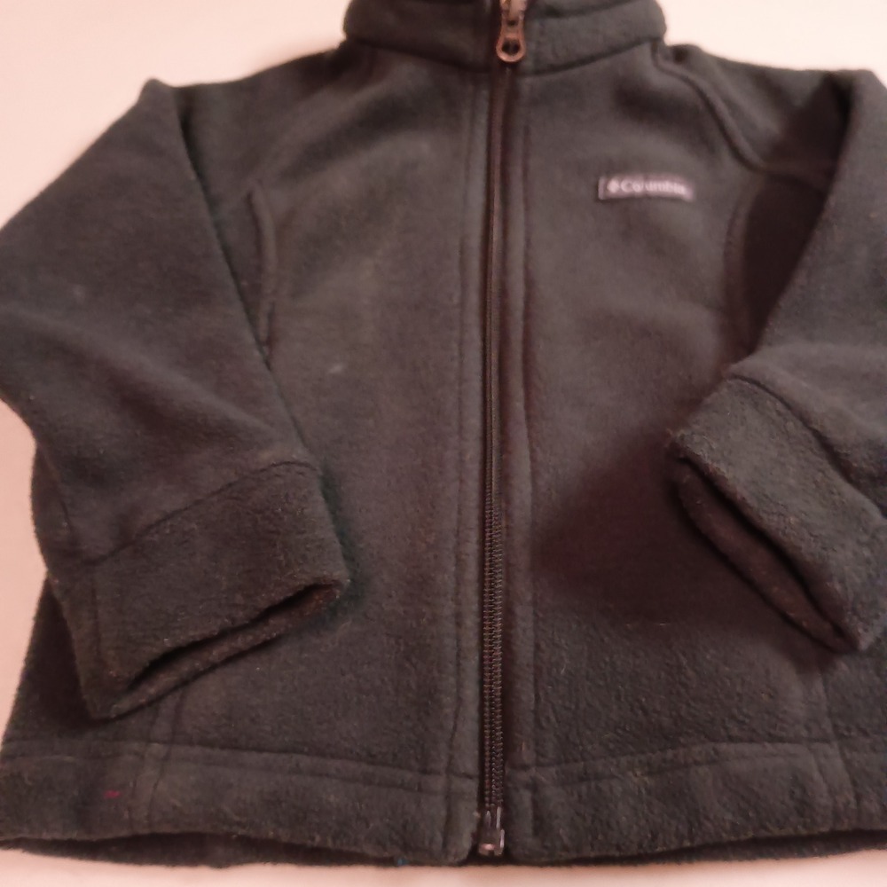 Columbia Fleece Jacket Kids Size 3T Black Full Zip Sportswear Company - Picture 5 of 10